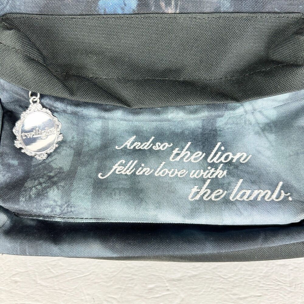 Hot Topic Twilight Eward Bella Quote Backpack HTF Rare EUC - Picture 7 of 10